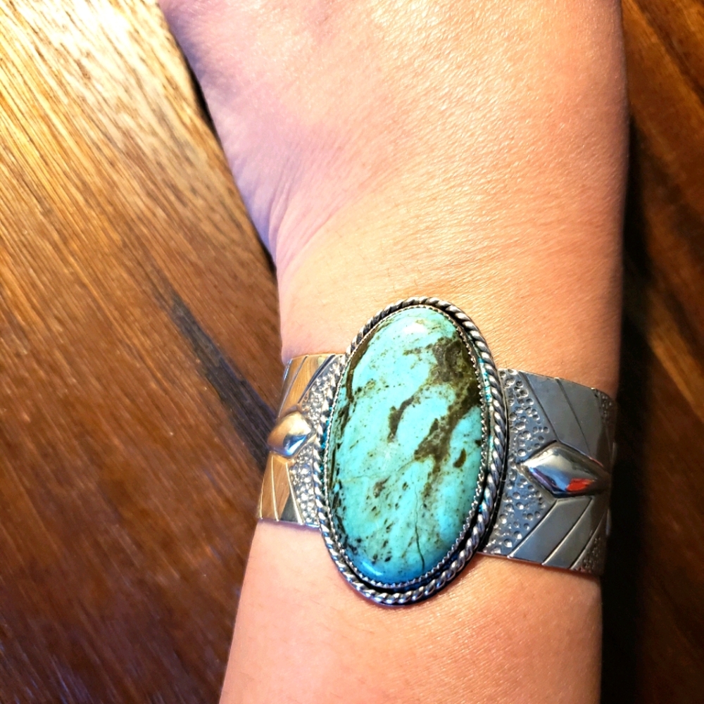 Sterling Silver Turquoise Cuff Bracelet